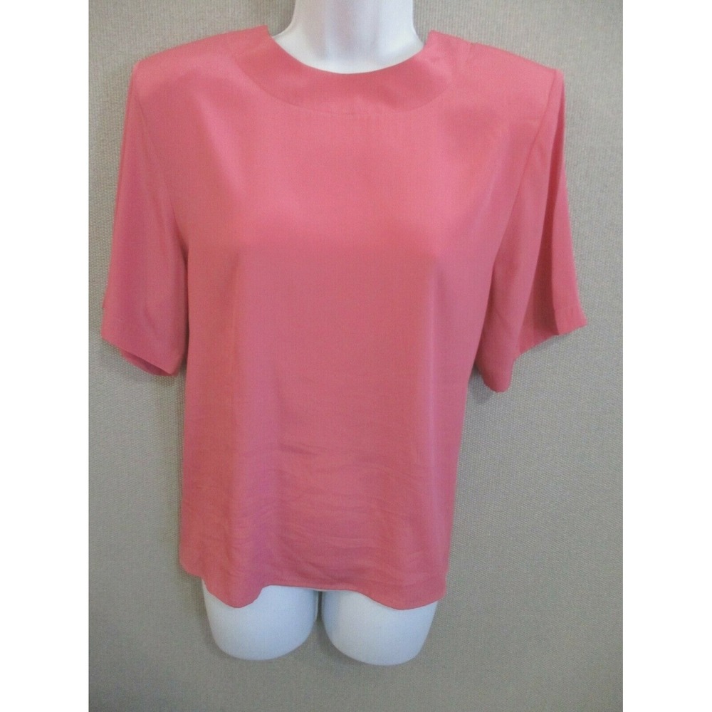 VTG 90's Alyssa Carr Top Size 8 Coral Career Shell